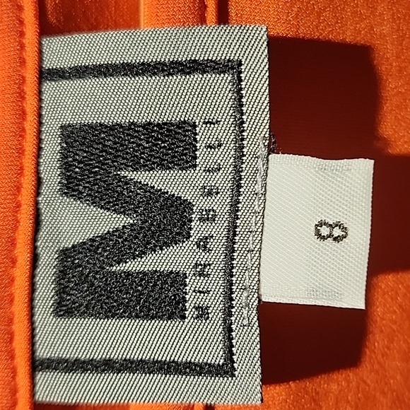 Orange dress with cap sleeves - Picture 2 of 5